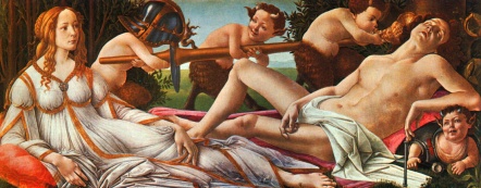 BOTTICELLI, Venus et Mars, c.1483