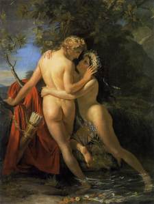 NAVEZ F.-J., Salmacis et Hermaphrodite, 1829, Musée voor Schone Kunsten, http://mythologica.fr/grec/herma.htm, © Museum voor Schone Kunsten.